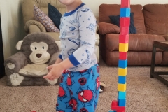 Colton is a now a building machine!