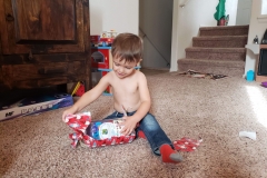 The other presents were opened much faster!